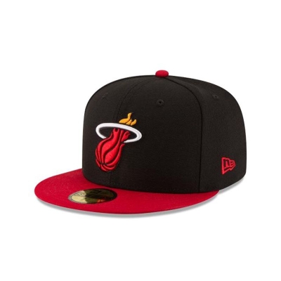 Miami Heat Gorra | New Era NBA 2tone 59fifty Fitted Cap Mexico - Negros
